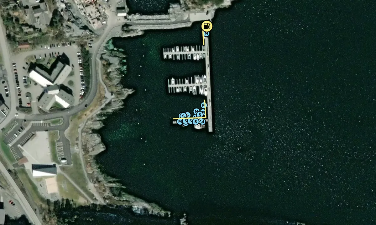 Satelite image of Hjeltefjorden Båtlag og Gjestehavn