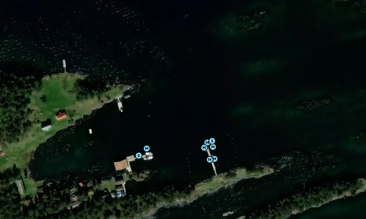 Satelite image of Hjertøya Betongbrygge