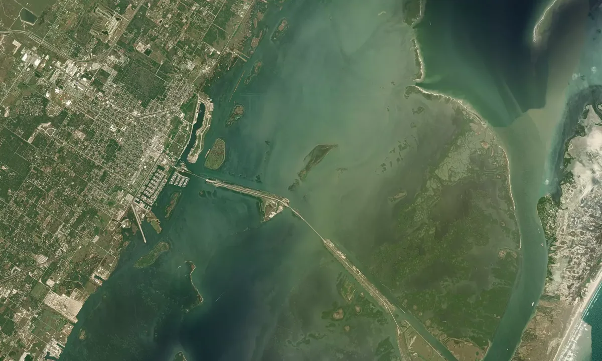 Flyfoto av Hog Island - Aransas Pass
