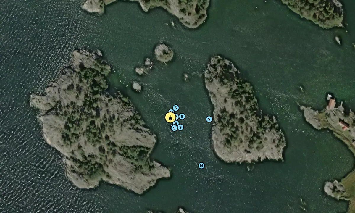 Satelite image of Högholmen - Lacka - SXK Sörmland bouy
