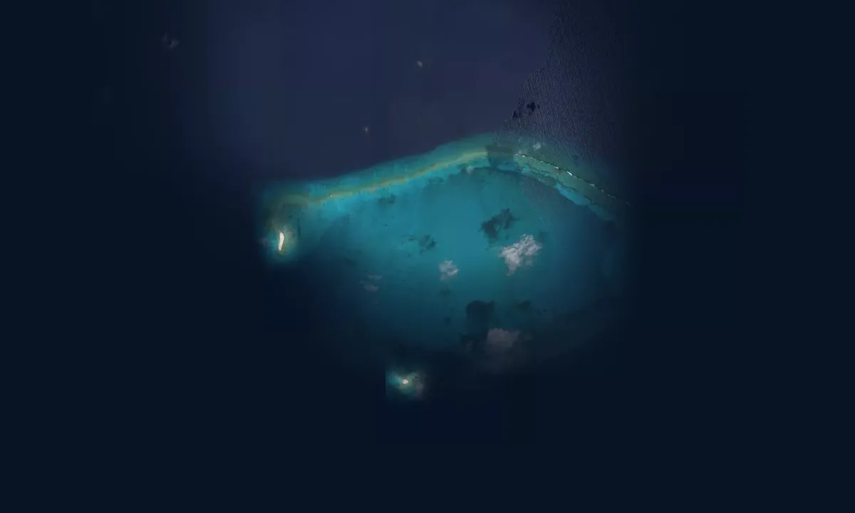 Flyfoto av Hogsty Reef 1