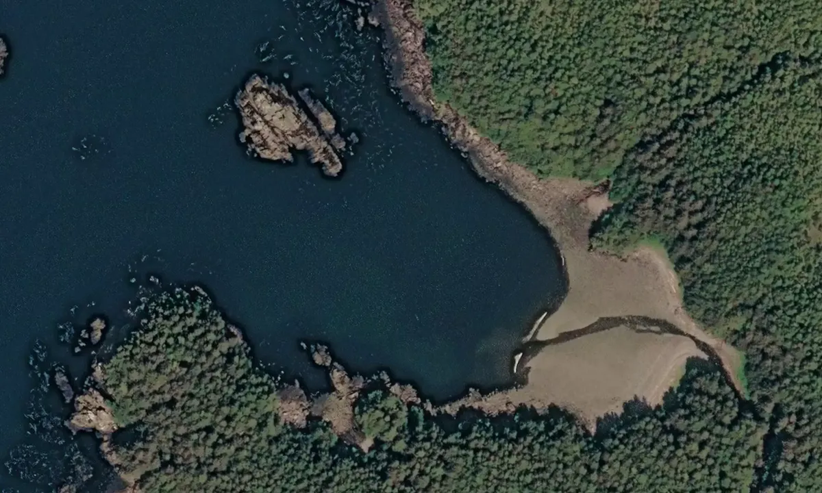 Satelite image of Hoktaheen Cove