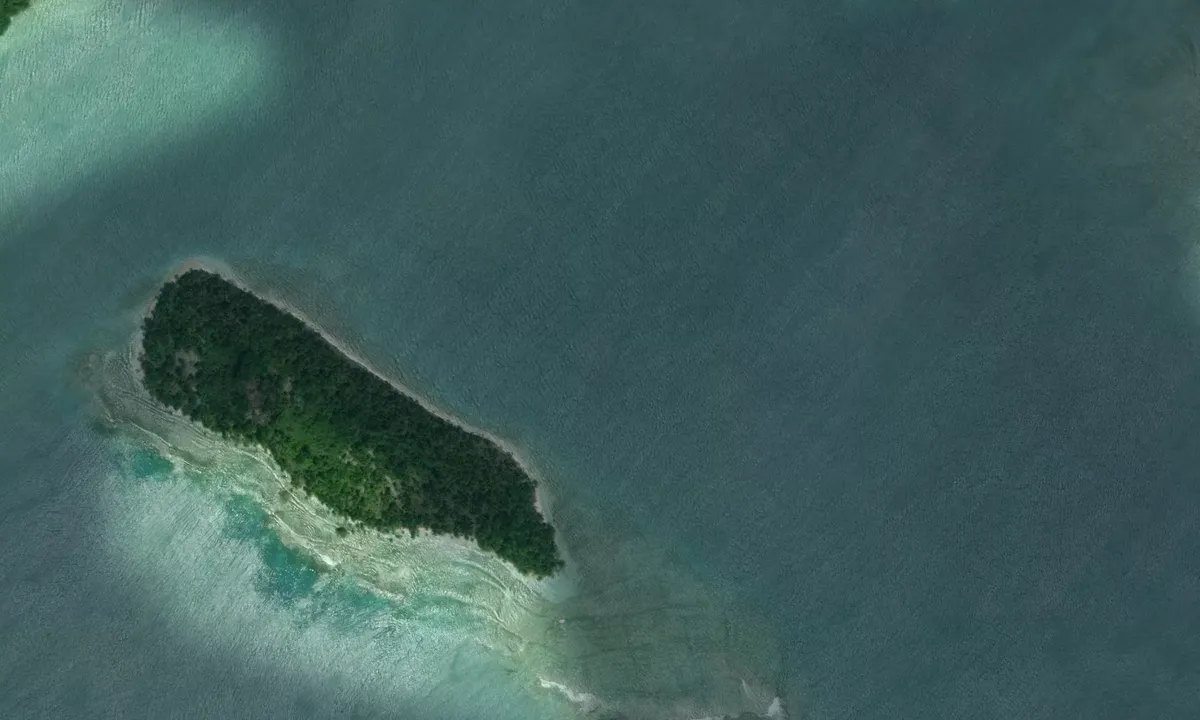 Flyfoto av Holandes Cays East