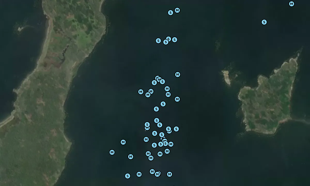Satelite image of Holbrook Island - 2