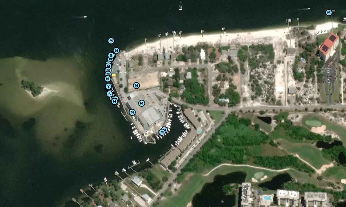 Satelite image of Holiday Harbor Marina - Perdido Key