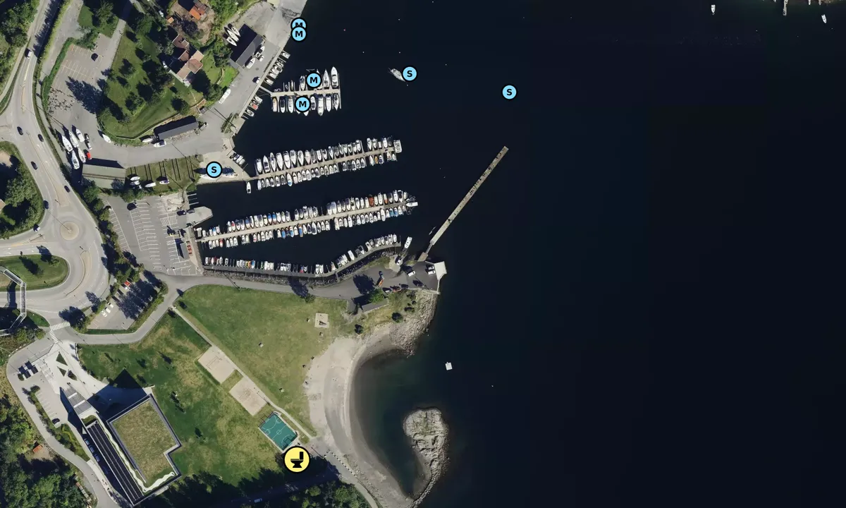 Satelite image of Holmenskjæret