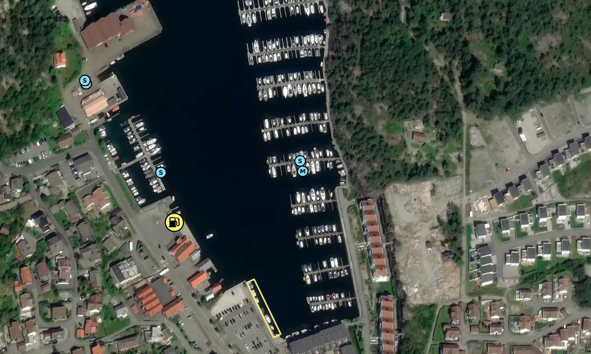 Satelite image of Hommersåk