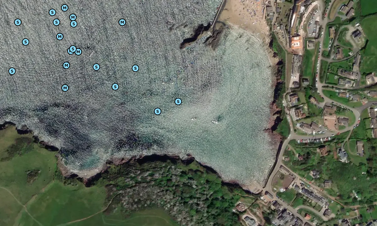 Satelite image of Hope Cove