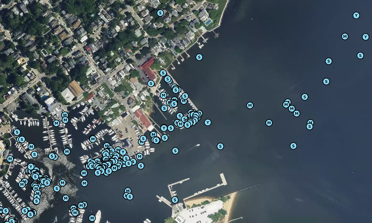 Satelite image of Horn Point Harbor Marina
