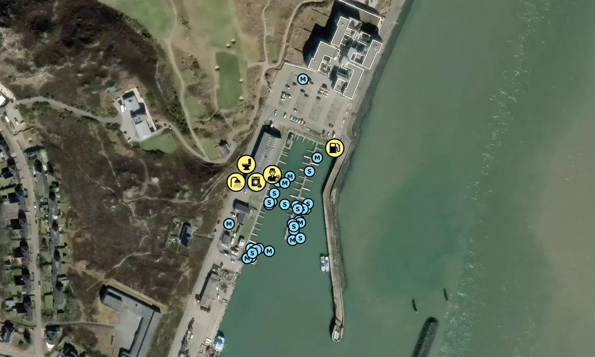 Satelite image of Hörnumer Yachtclub