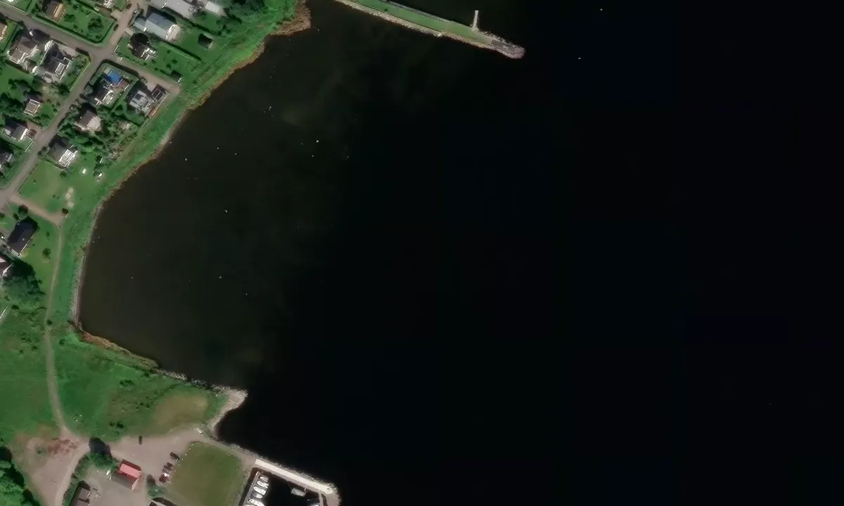 Satelite image of Horten ankringsplass