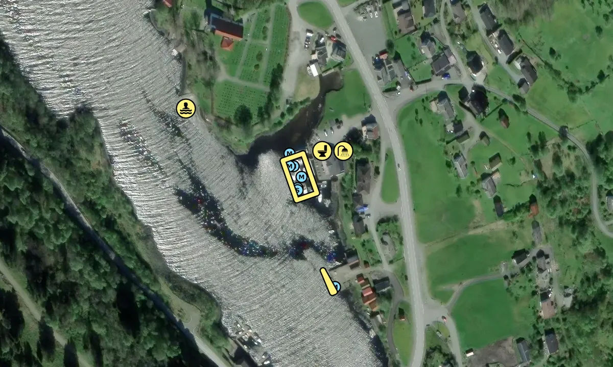 Satelite image of Hosanger