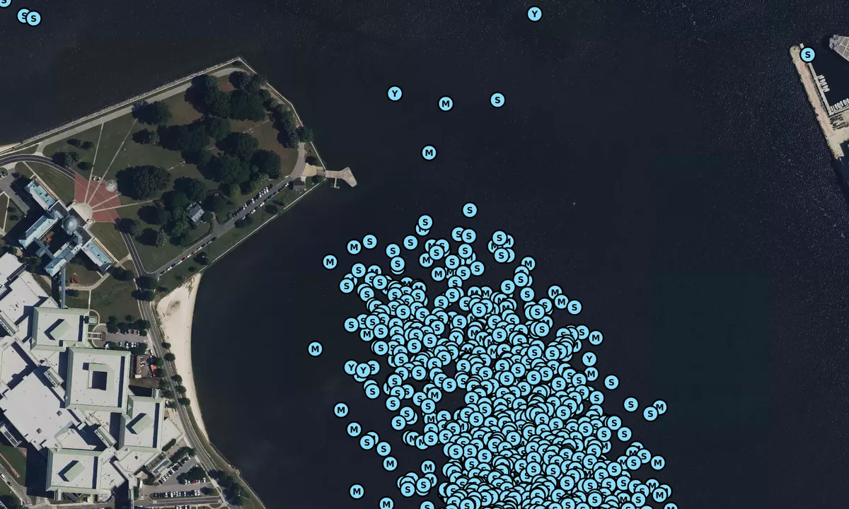 Satelite image of Hospital Point - Portsmouth