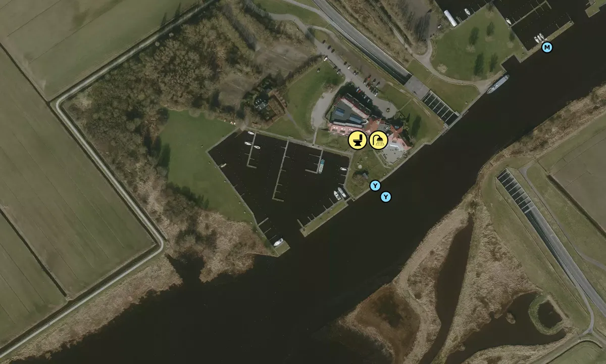 Satelite image of Hotel-Restaurant-Jachthaven Galamadammen