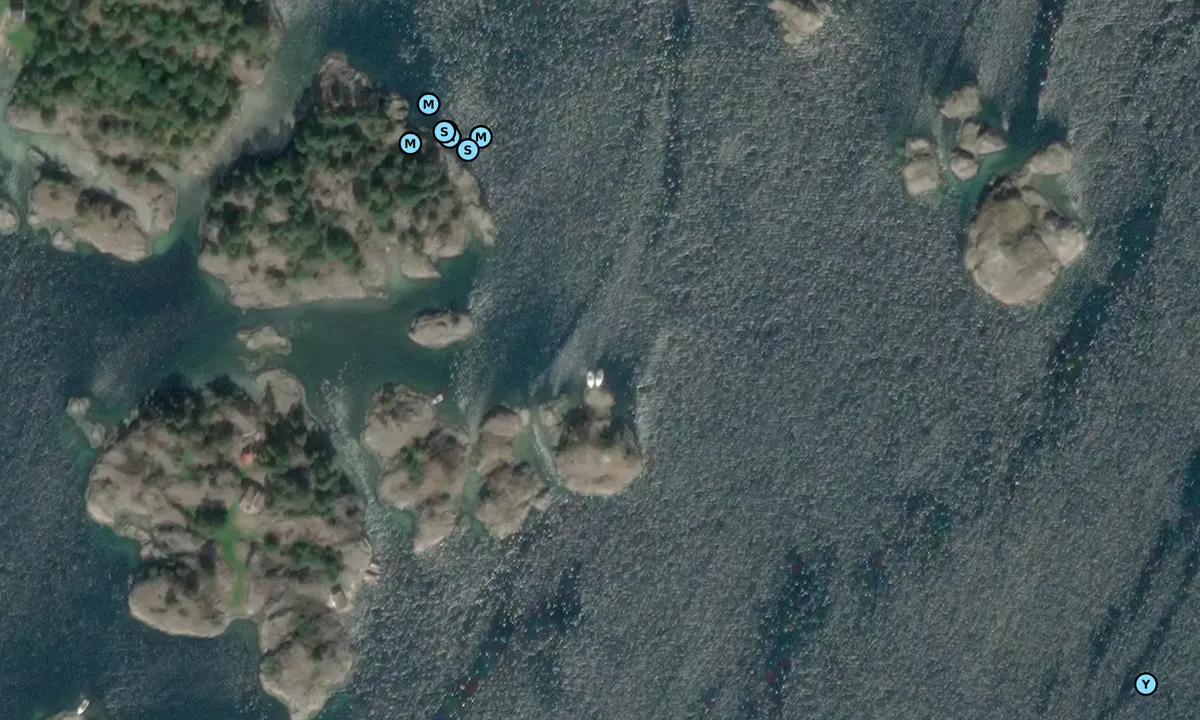 Satelite image of Hovekilen - st.Helena