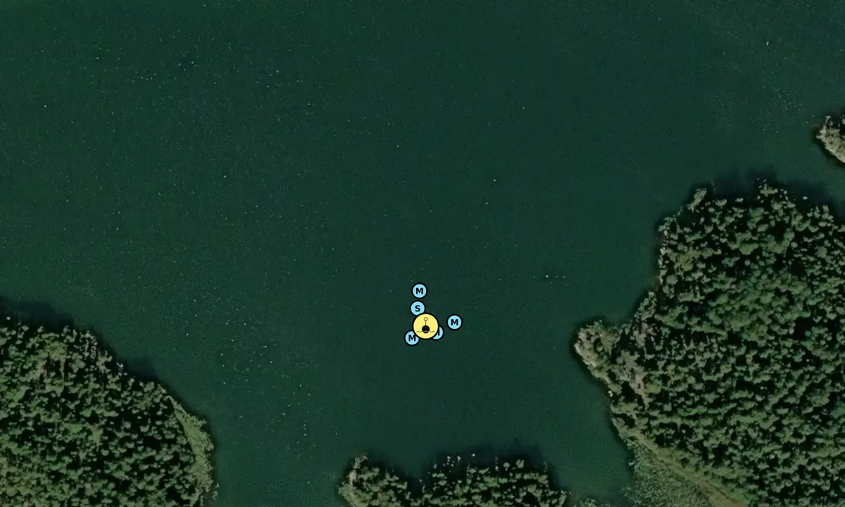 Satelite image of Hovön - Hamnholmen - SXK Uppsala-Roslagen bouy