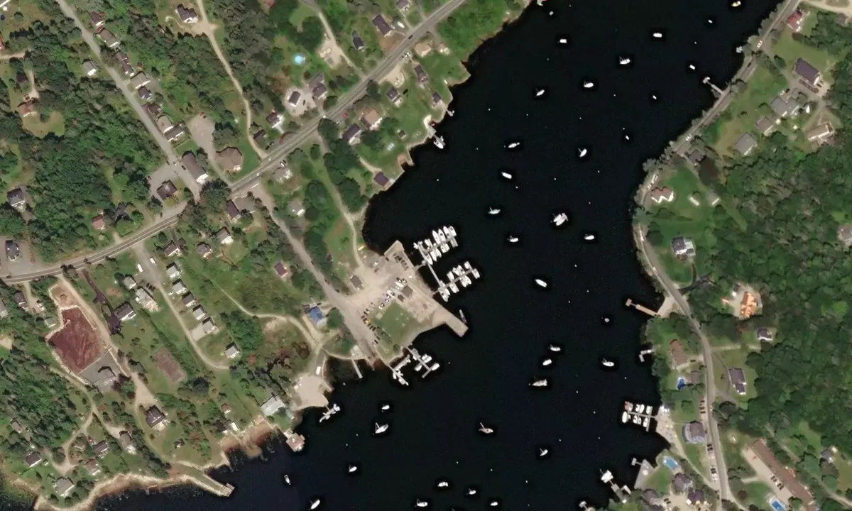 Satelite image of Hubbards Marina