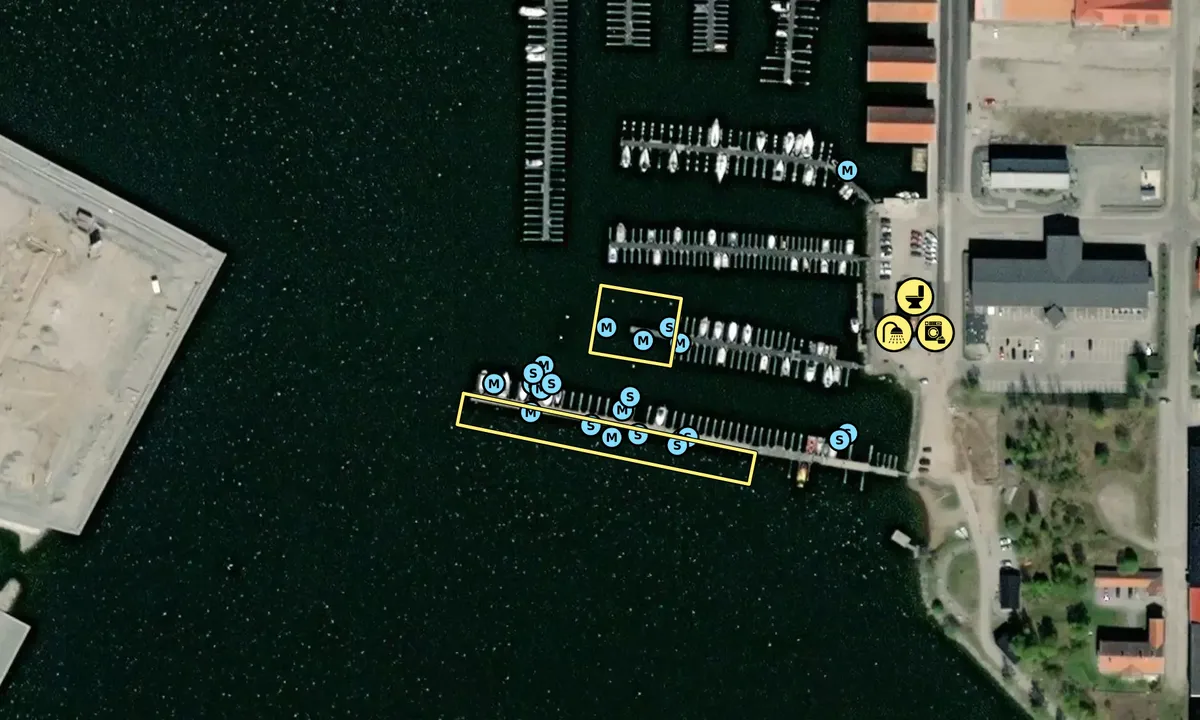 Satelite image of Hudiksvall