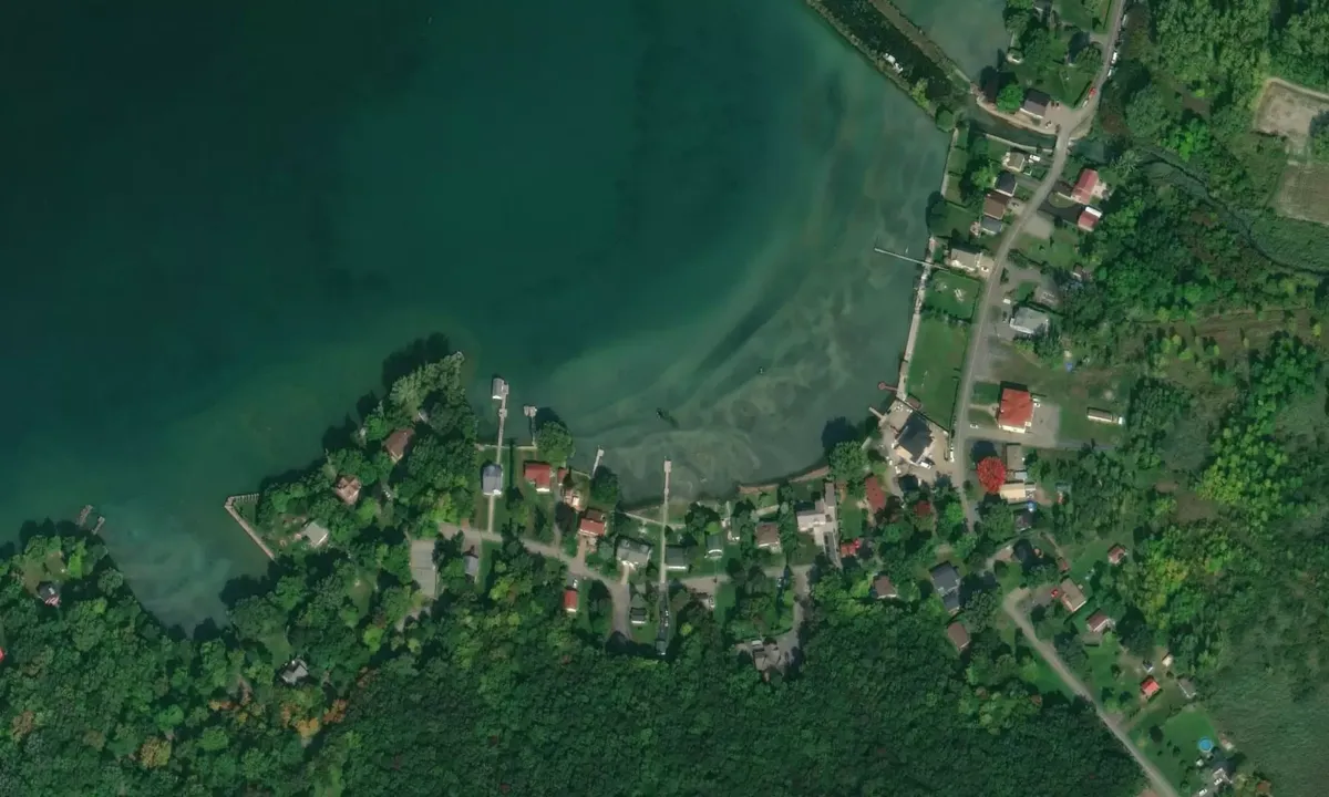 Satelite image of Hunger Bay