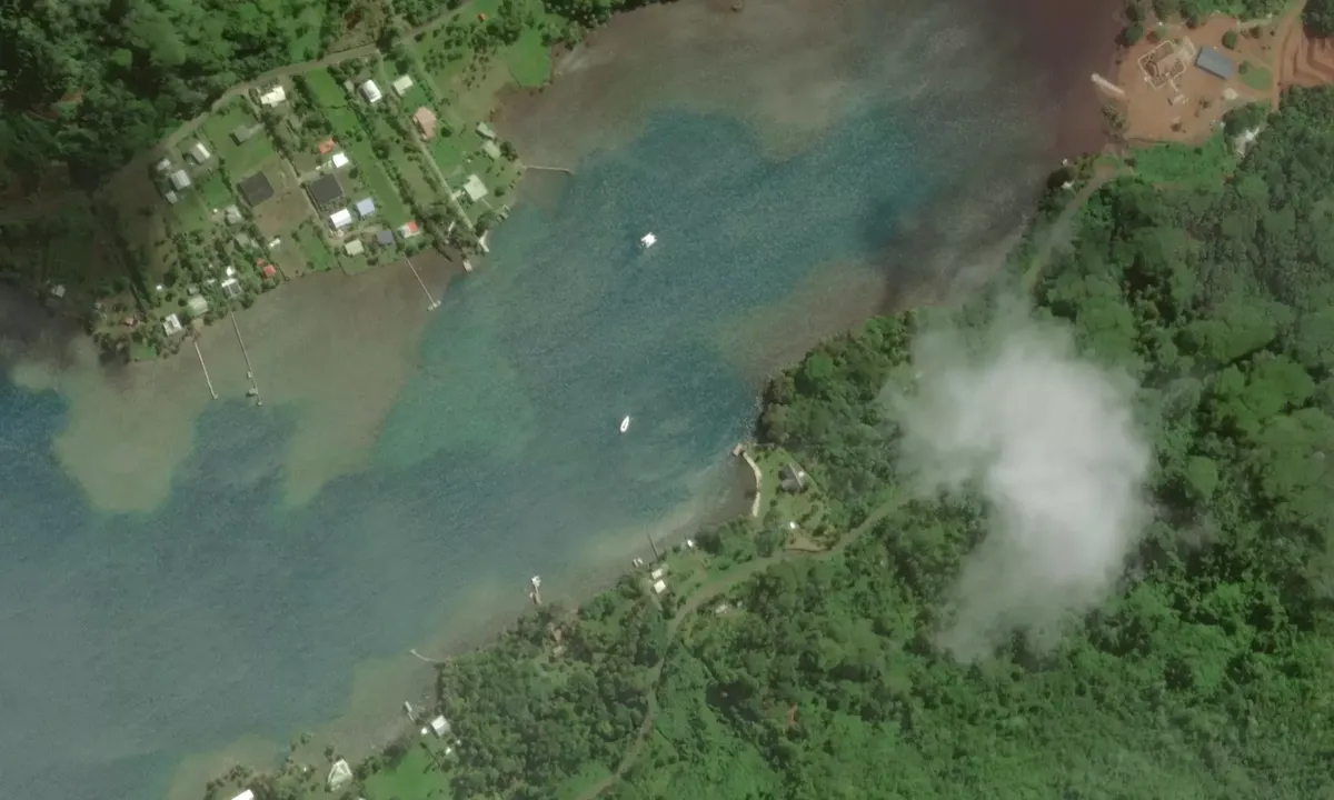 Flyfoto av Hurepiti Bay