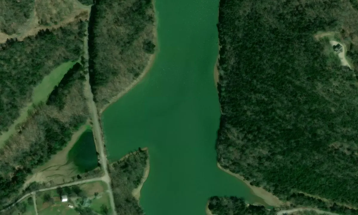 Satelite image of Hurricane Creek