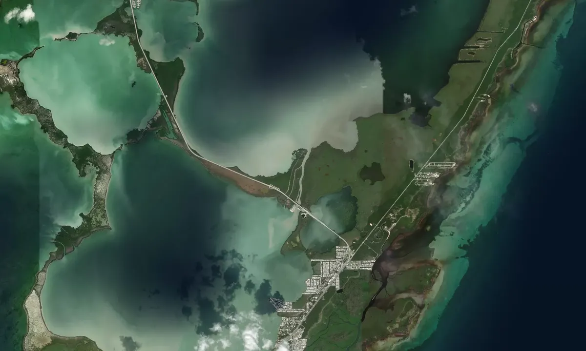 Flyfoto av Hurricane Hole - Key Largo