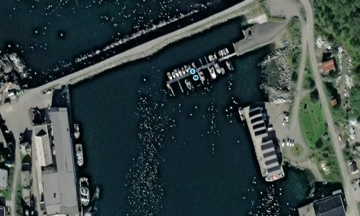 Satelite image of Husøy Marina