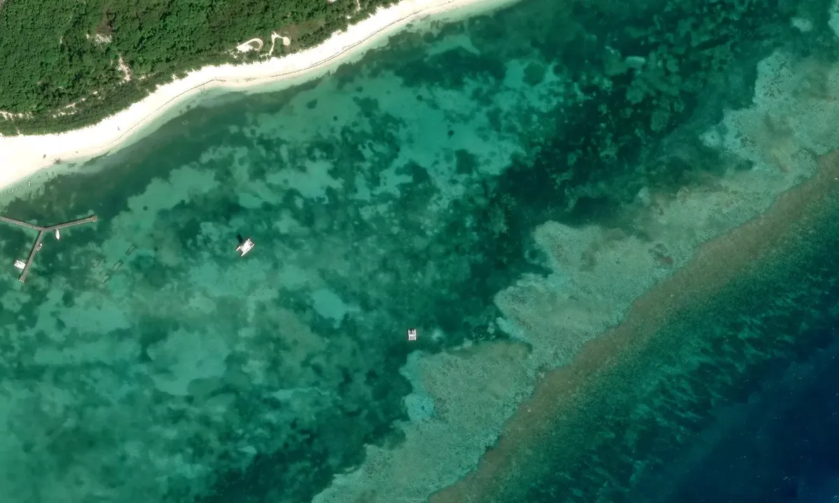Satelite image of Hut Point