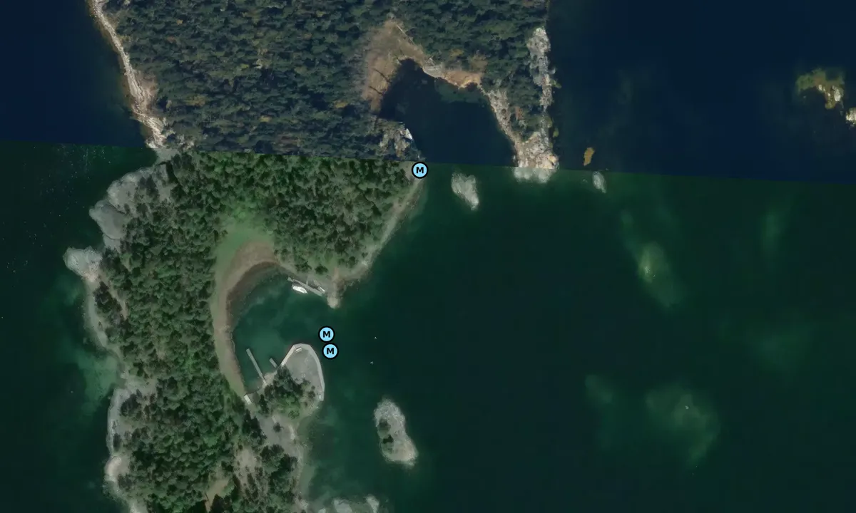 Satelite image of Huvudholmen