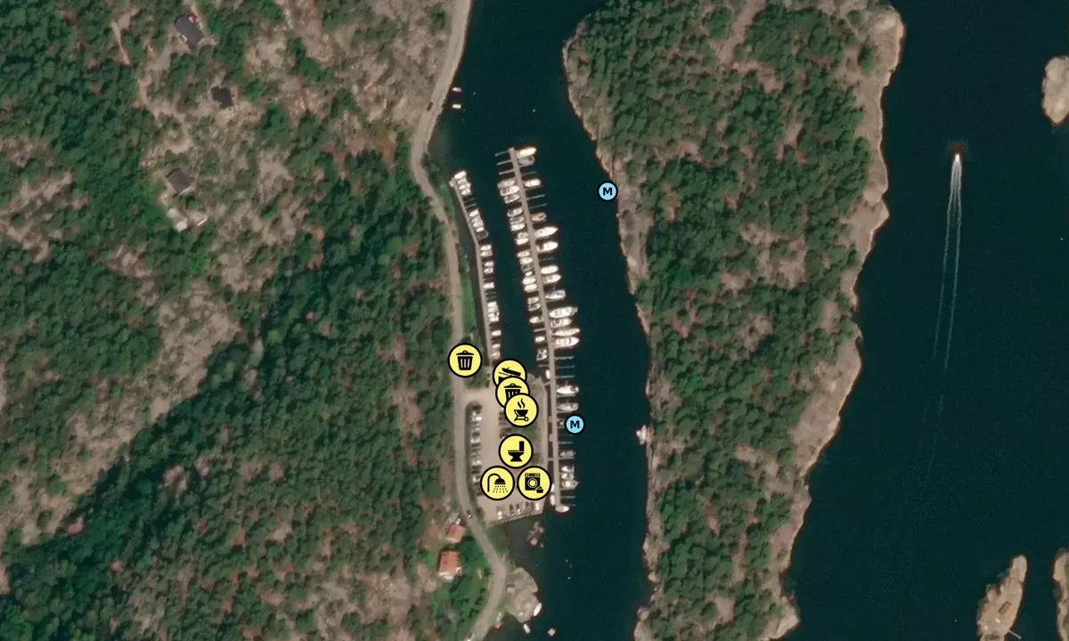 Satelite image of Hvalstrand Marina