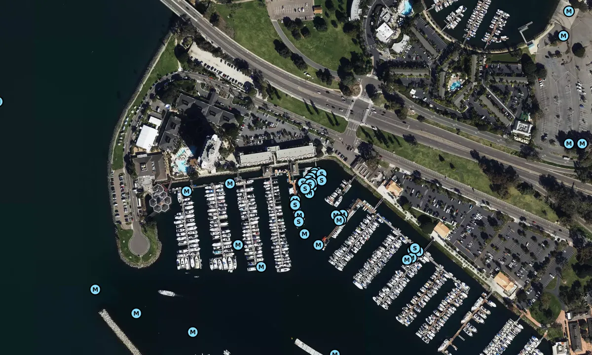 Satelite image of Hyatt Regency Mission Bay Spa and Marina