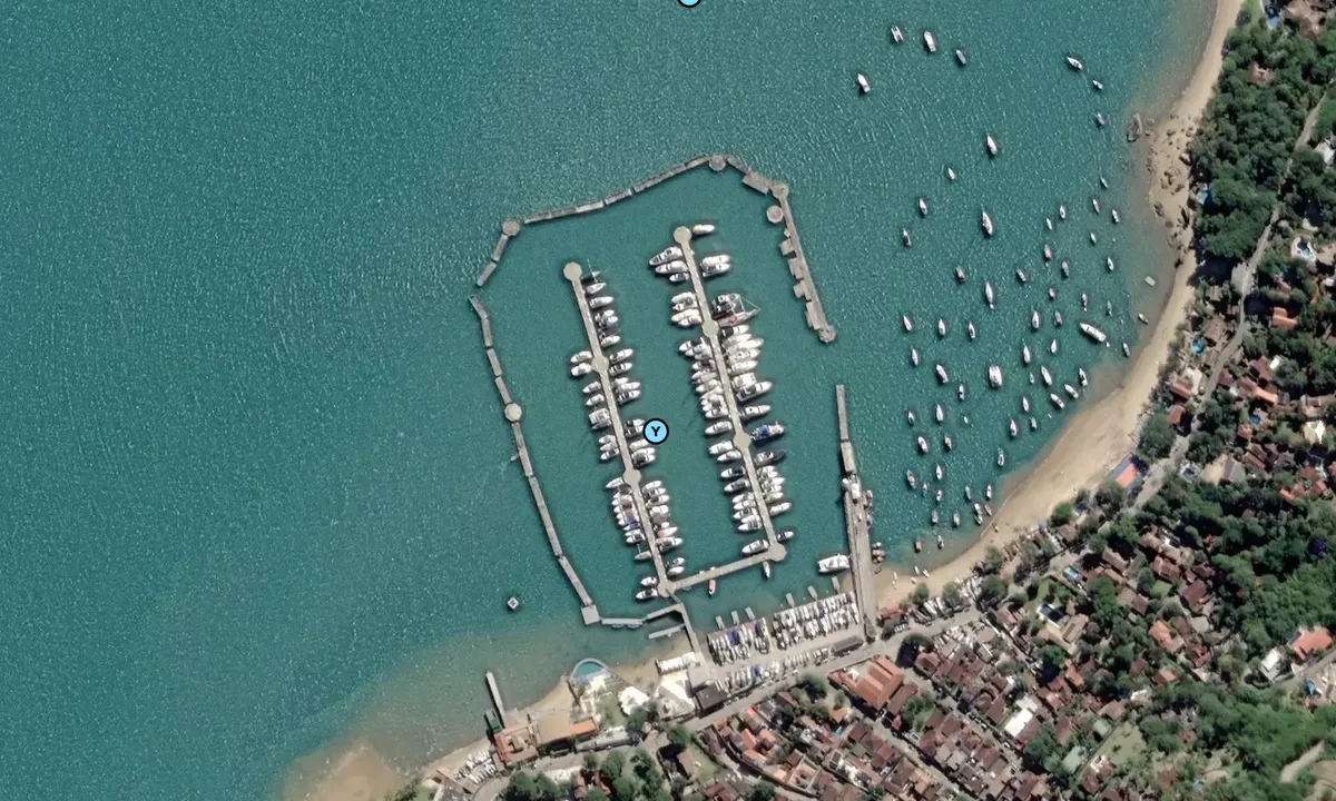 Satelite image of Iate Clube de Ilha Bela