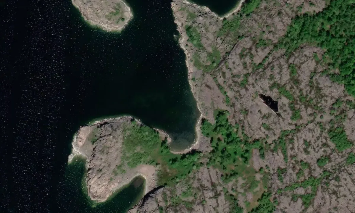 Satelite image of Idö - Kökar