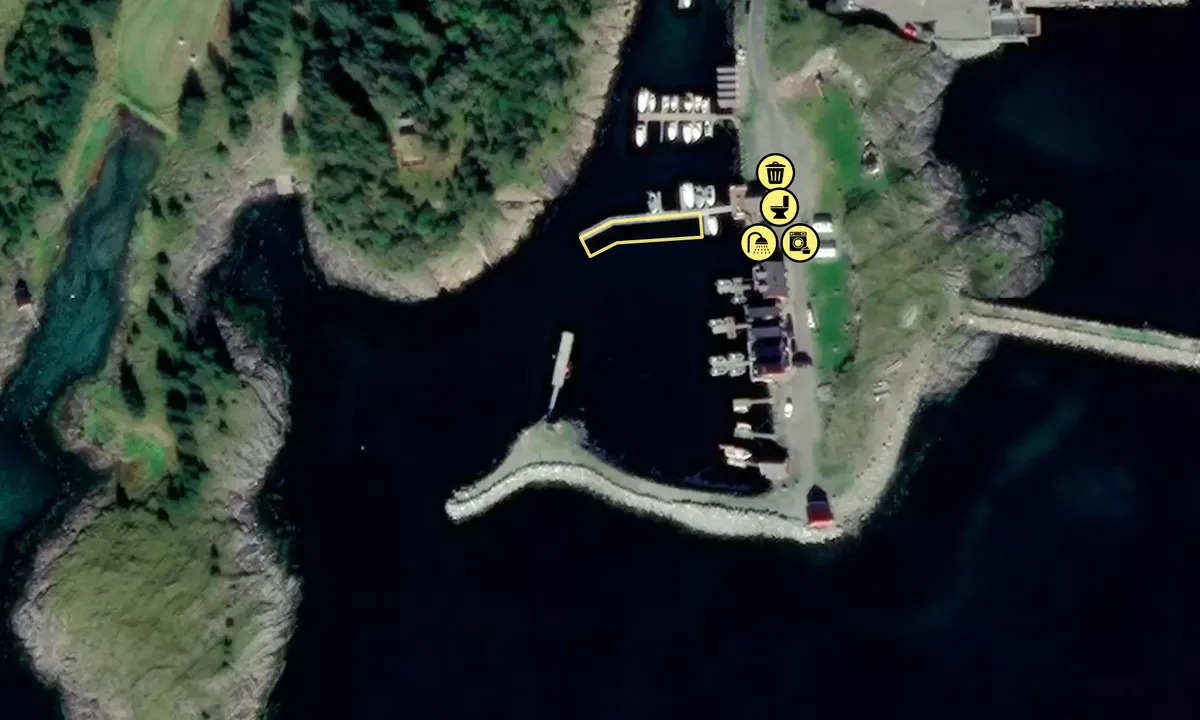 Satelite image of Igerøy Havneforening
