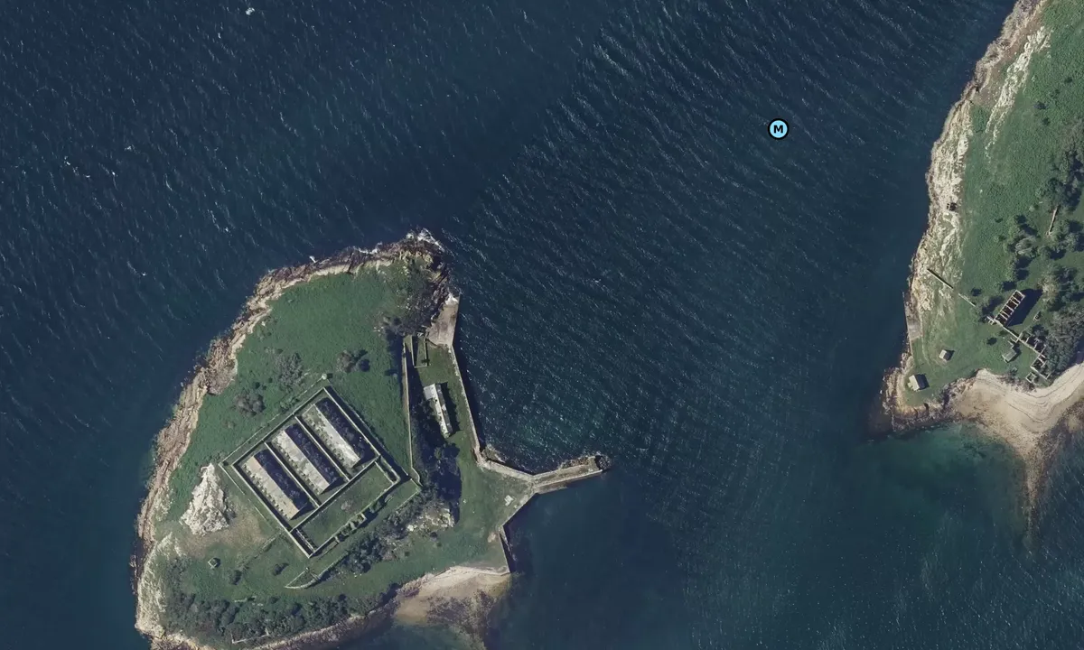 Satelite image of Île des Morts