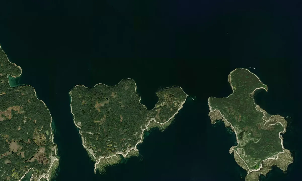 Flyfoto av Ile Quarry