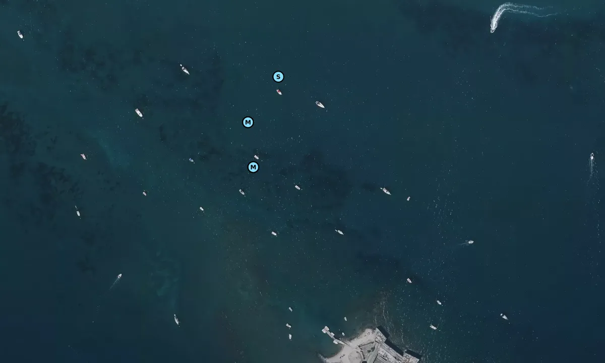 Satelite image of Îles Brescou