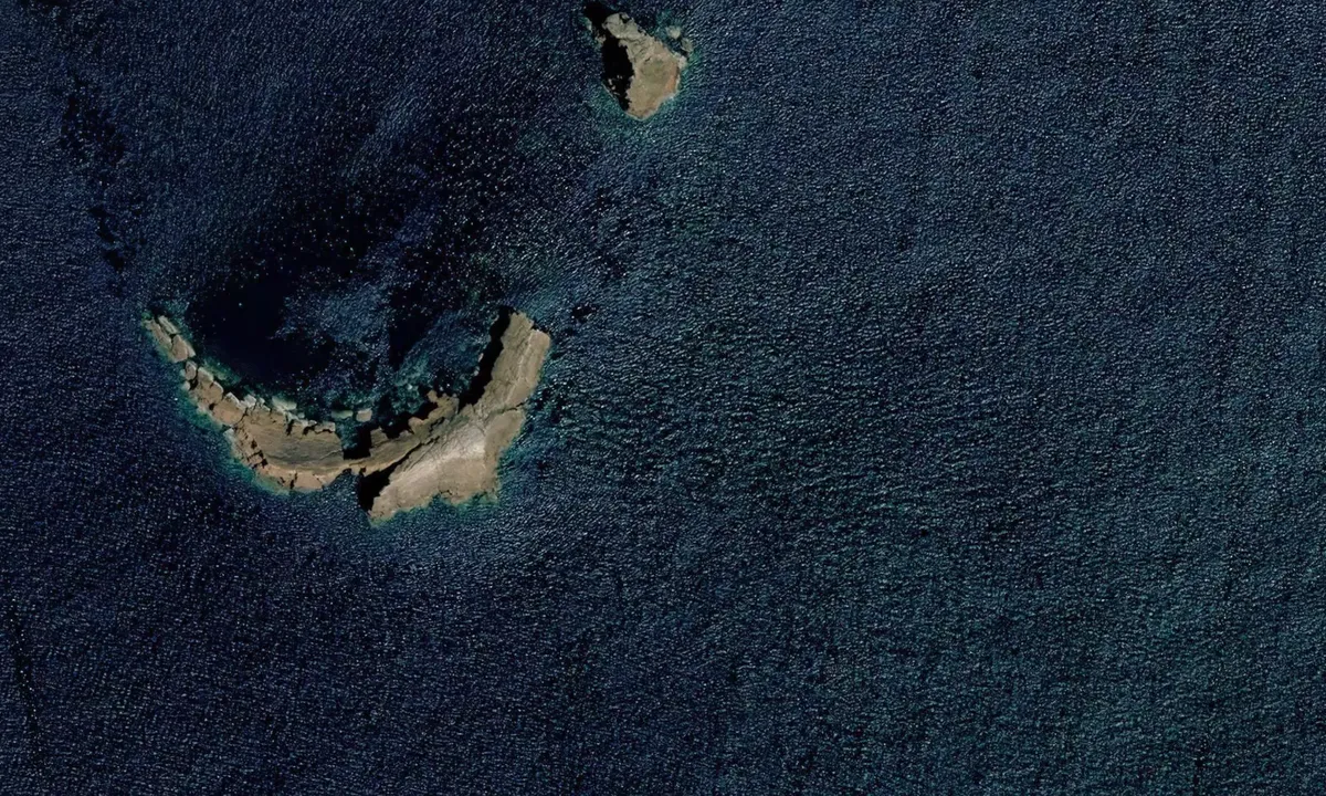 Satelite image of Ilhéu Deitado