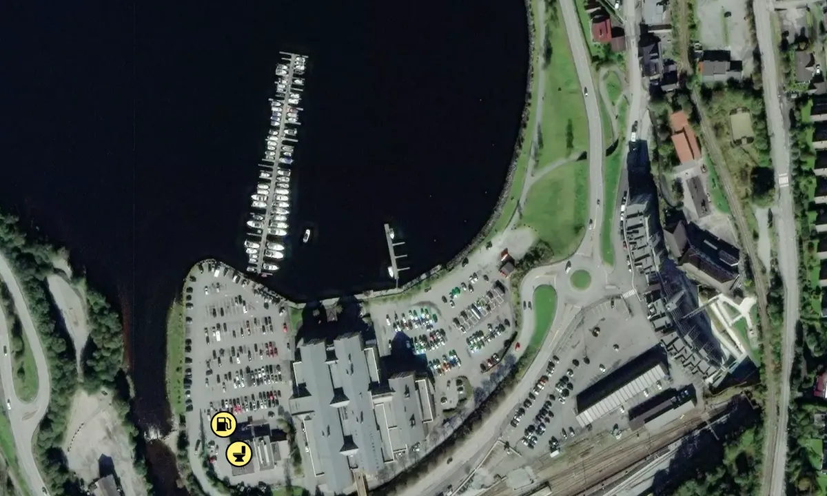 Satelite image of Indre Arna