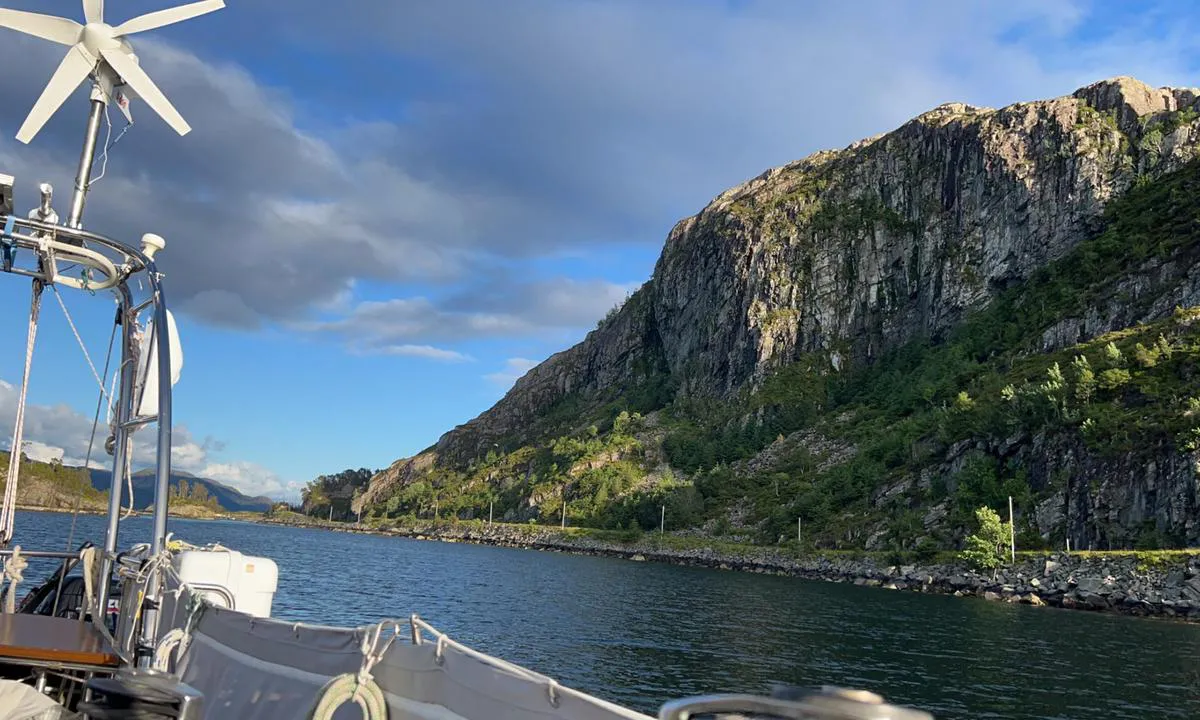 Indre Hovdevåg. Godt  beskytta ankringsplass