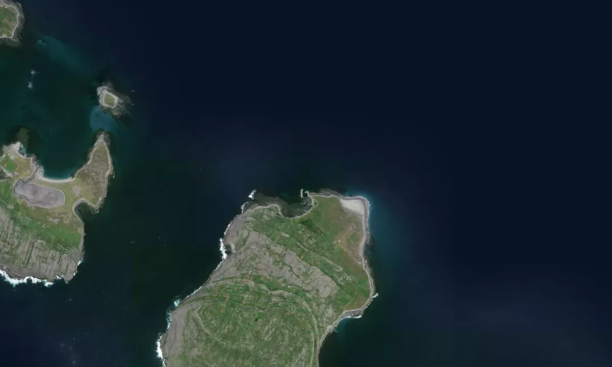 Flyfoto av Inishmaan