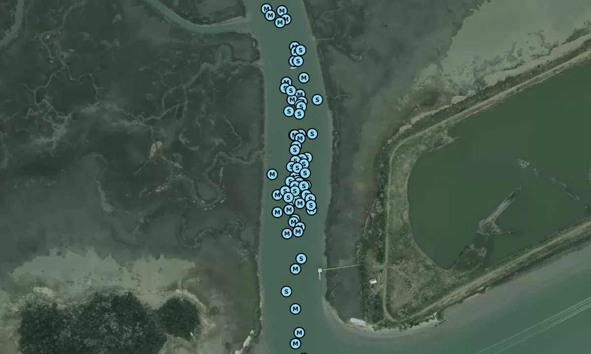 Satelite image of Inlet Creek