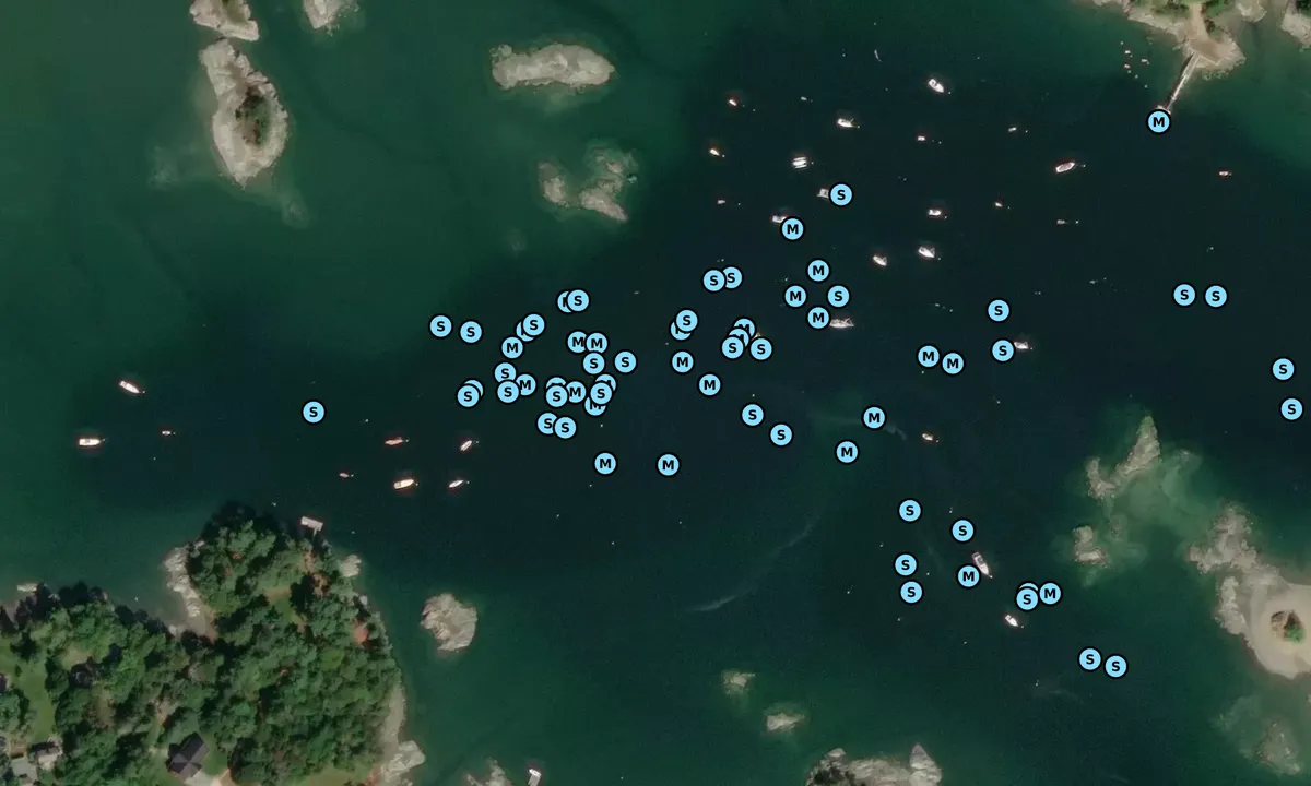 Satelite image of Inner Harbor - Blue Hill