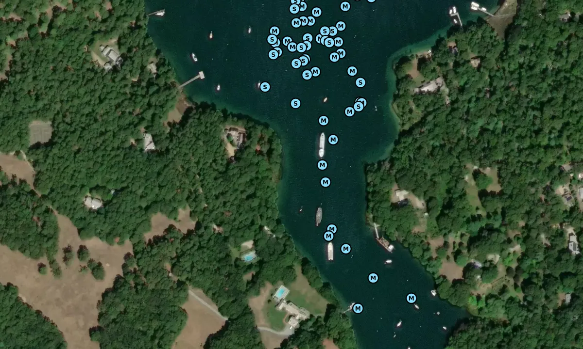 Satelite image of Inner Lake Tashmoo