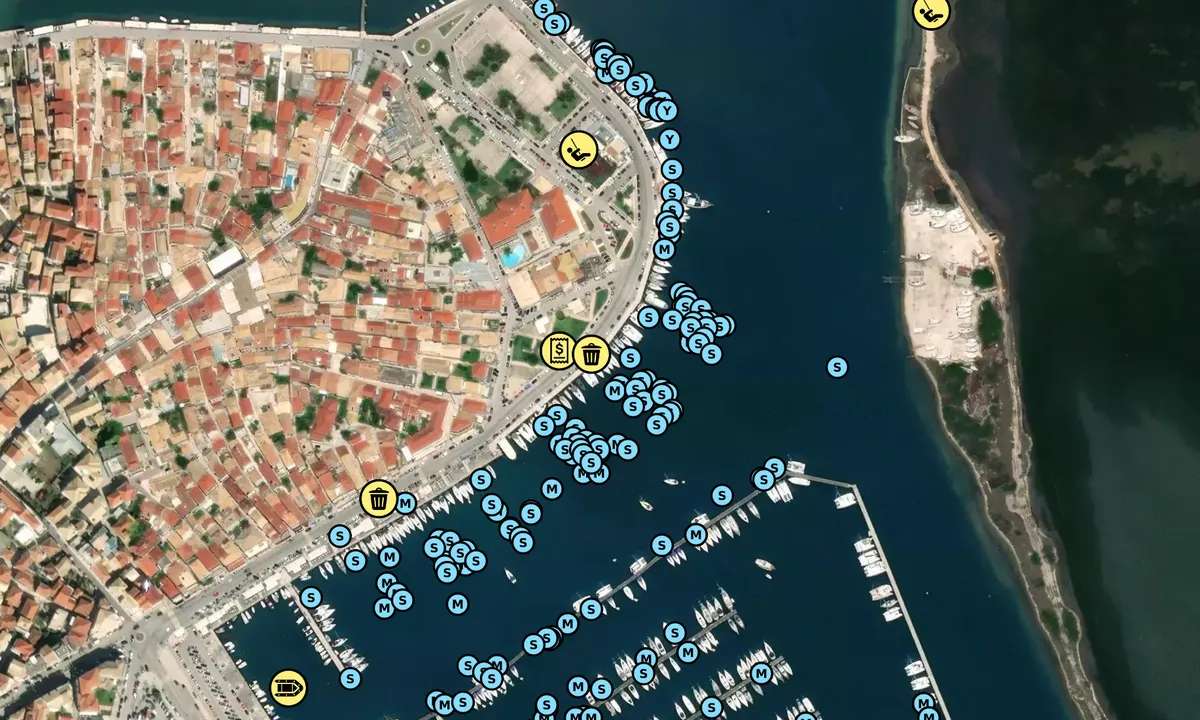 Satelite image of Ionian Sails - Lefkas Base
