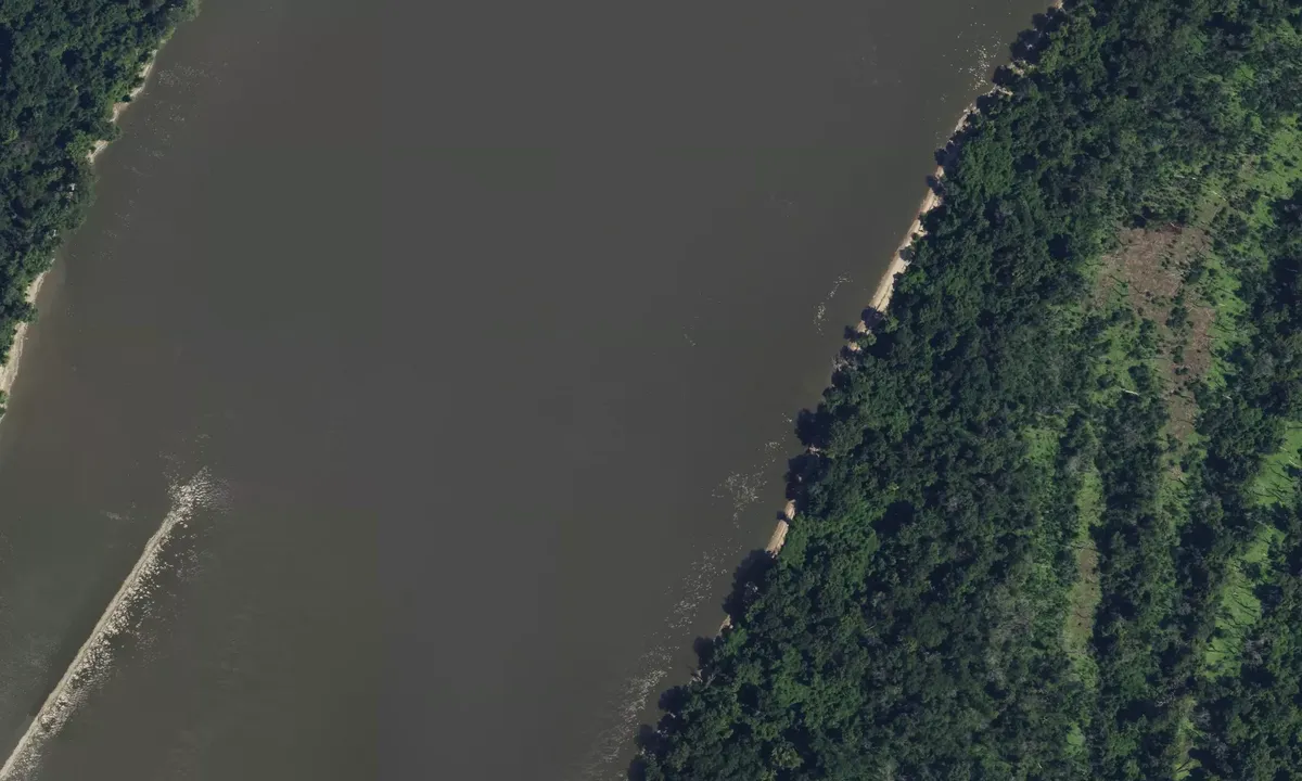 Satelite image of Iowa Island