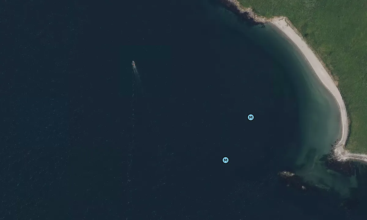 Satelite image of Ireland's Eye