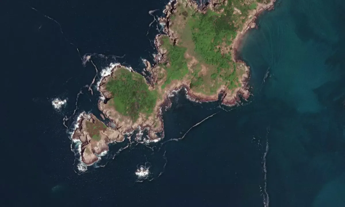 Flyfoto av Isla Pajarera