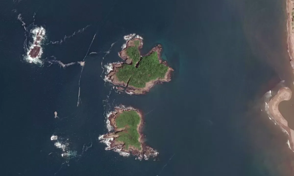 Flyfoto av Isla San Austin