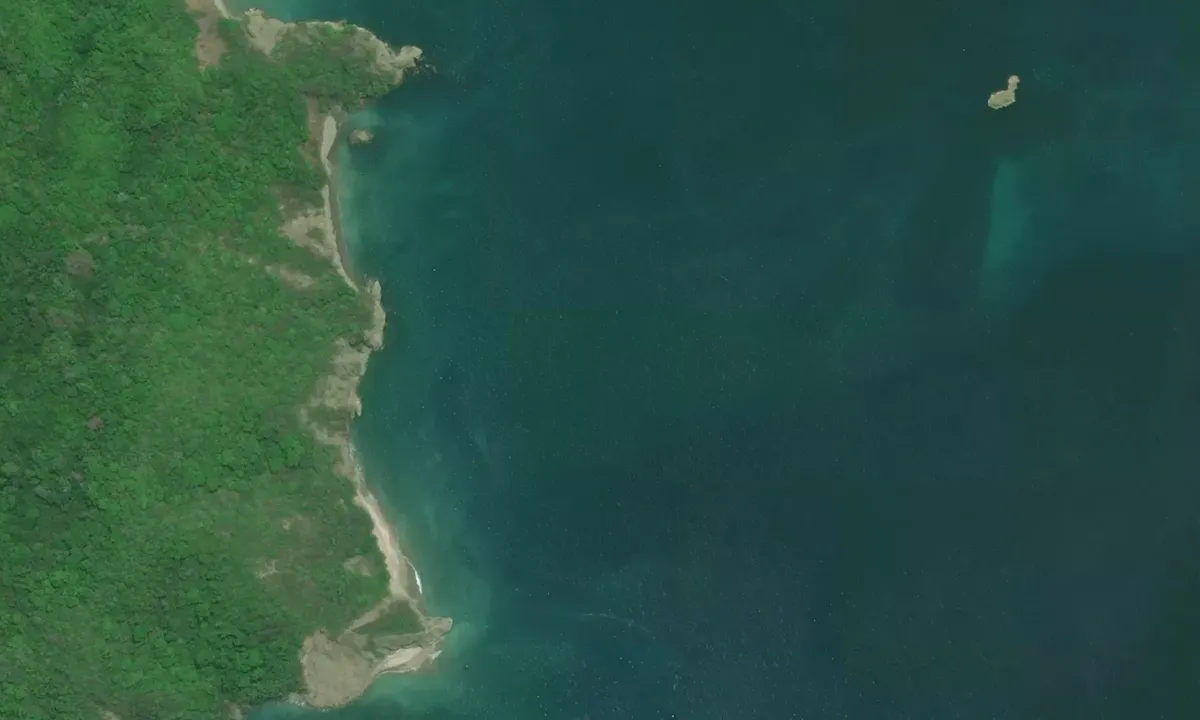 Satelite image of Isla Tortugas